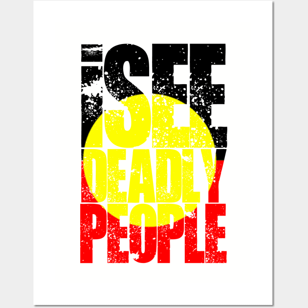 I SEE DEADLY PEOPLE VINTAGE Wall Art by HelloShop88